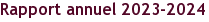Rapport annuel 2023-2024